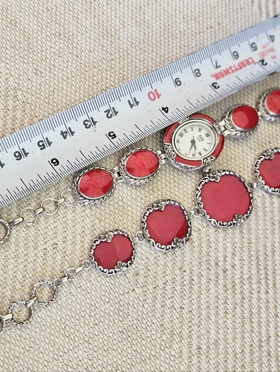 Eon 1962 Set, Sponge Coral Swiss Movement Watch And Bracelet in Sterling Silver - Picture 11 of 13